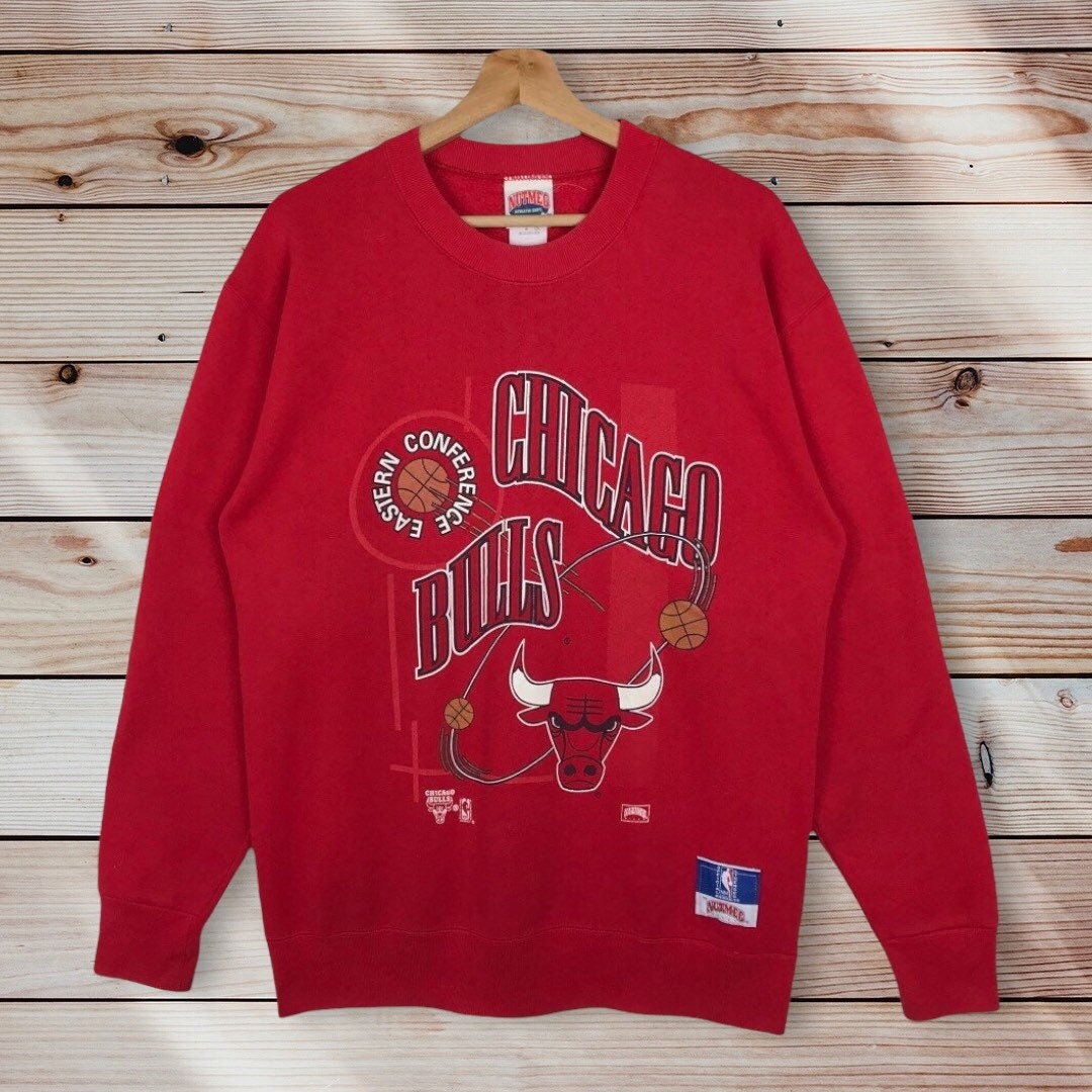 Vintage 90s Chicago Bulls Sweatshirt Chicago Bulls Crewneck 