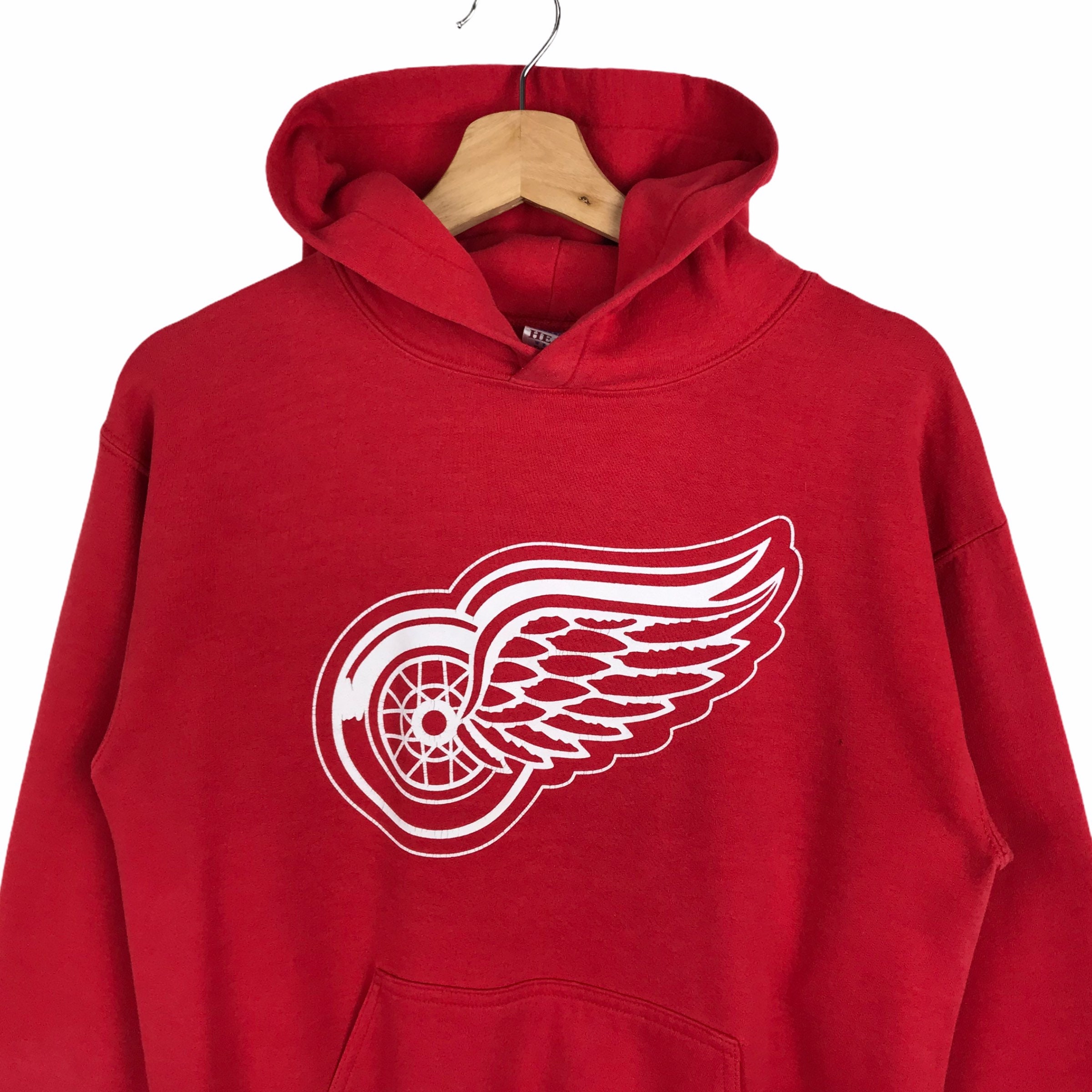 Detroit Red Wings Vintage Hockey at Center Ice Adult Pull-Over Hoodie by  Design Turnpike - Instaprints
