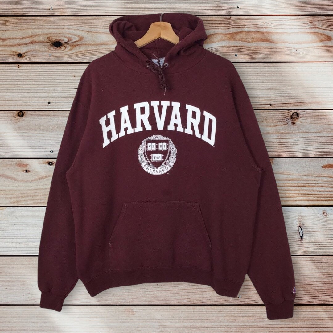 Kleding Herenkleding Hoodies & Sweatshirts Sweatshirts Vtg HARVARD UNIVERSITY x CHAMPION Reverse Weave Sweatshirt Pullover Ivy League Alma Mater 