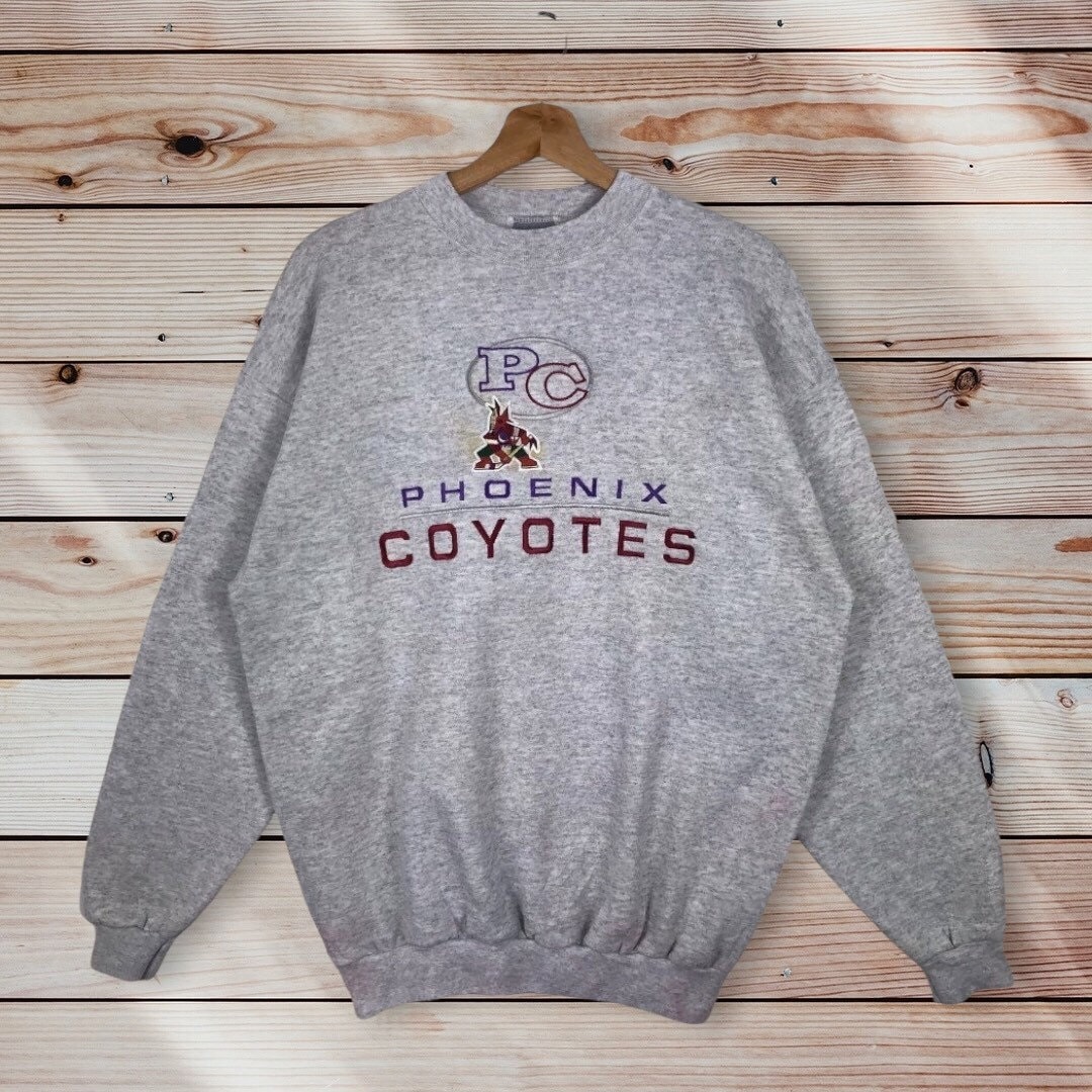 Tops, Vintage Arizona Coyotes Sweatshirt Size Large Made In Usa