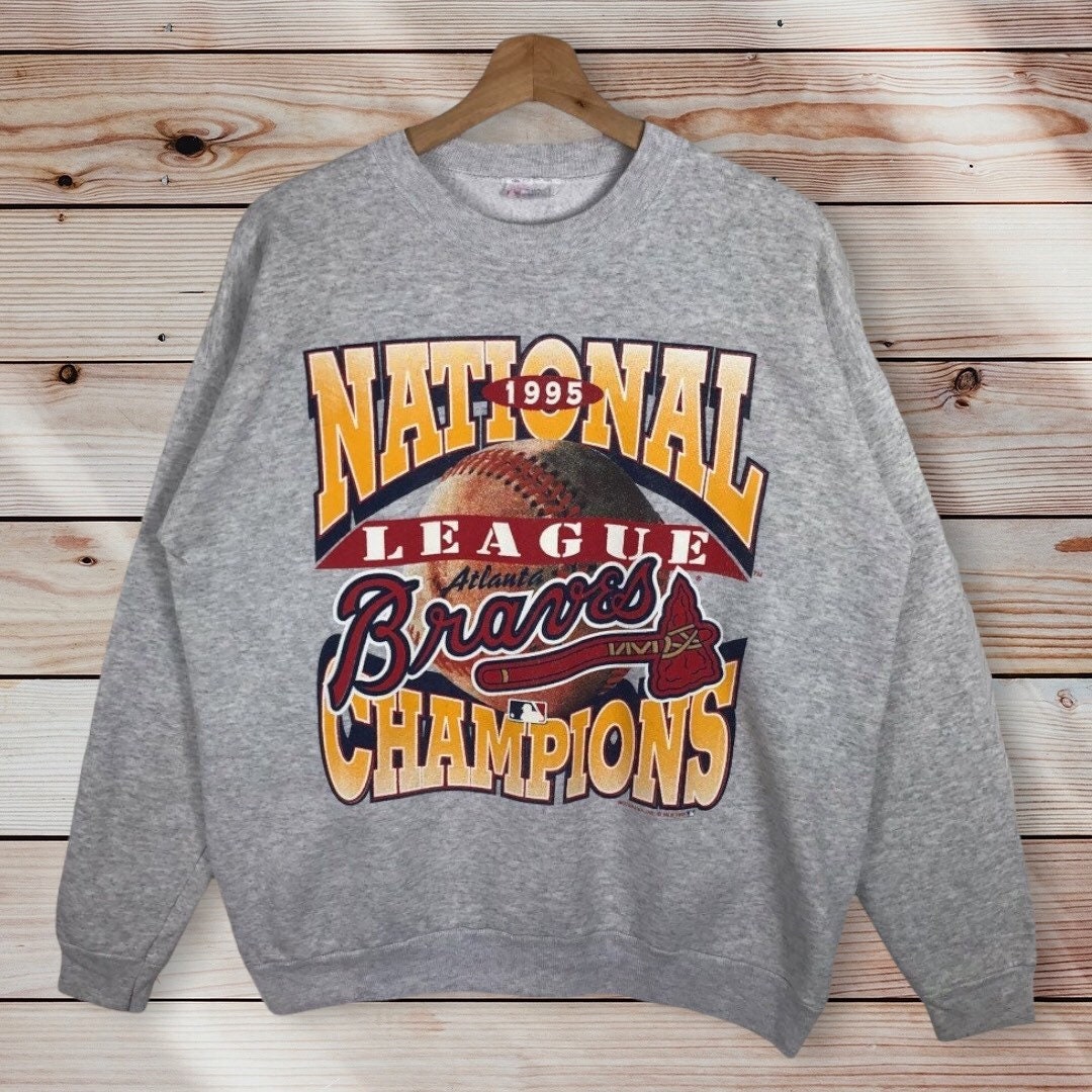 Vintage 1995 MLB Atlanta Braves National League Champions 