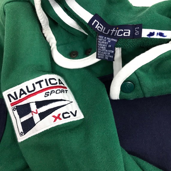 Vintage NAUTICA SPORT XCV Sailing Sweatshirt Embro