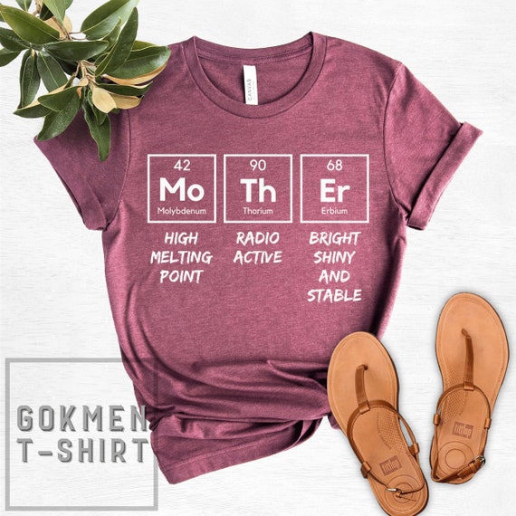 Mother Periodic Designed T-shirt Mother's Day Designed - Etsy