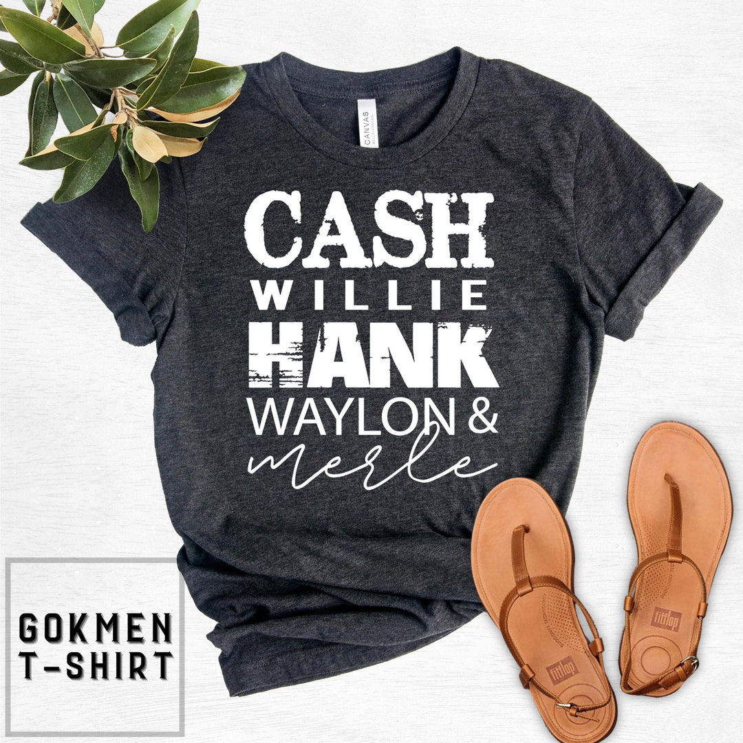 Cash Willie Hank Waylon & Merle Shirt Country Music - Etsy