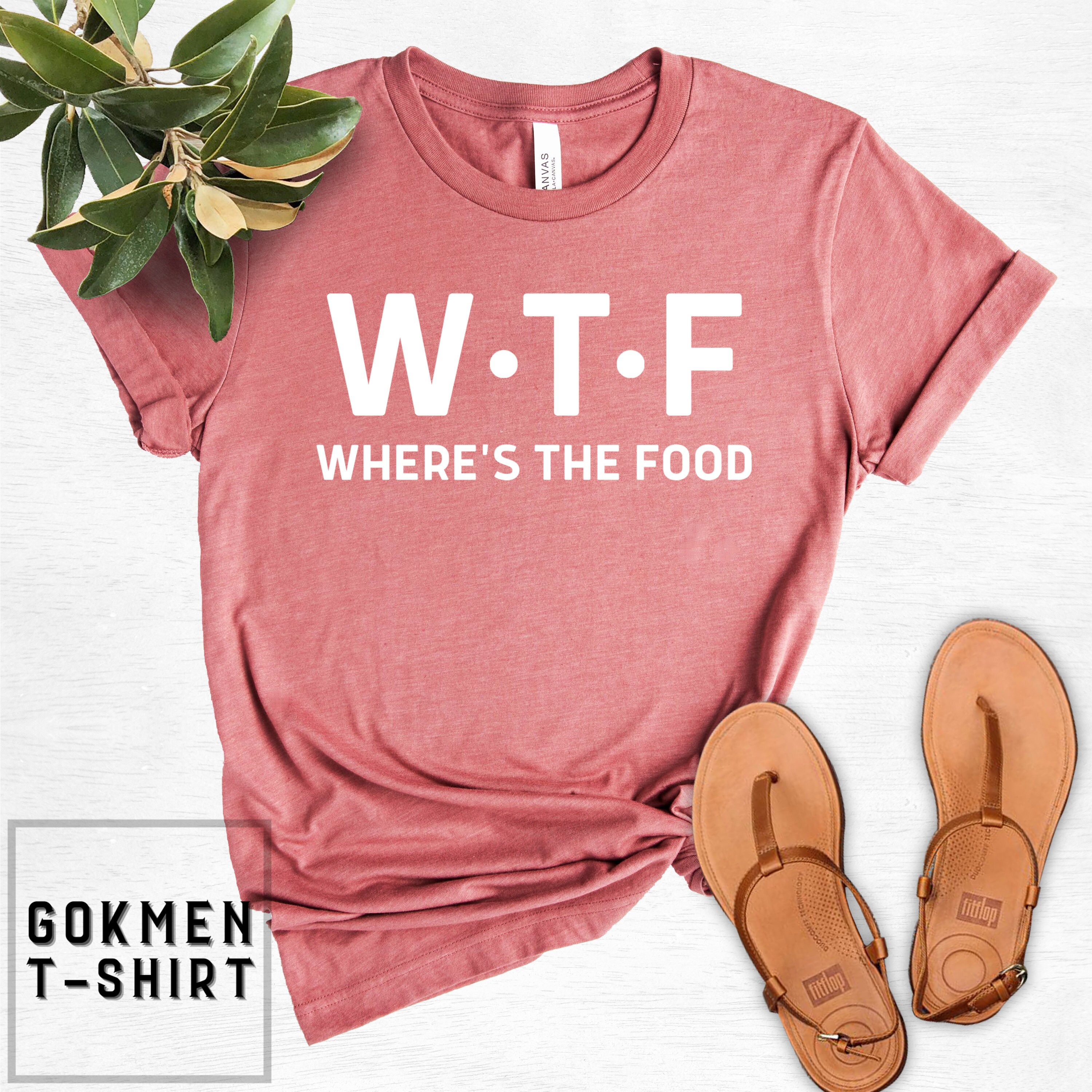 WTF Shirt Where's The Food T-Shirt Food Shirt Food | Etsy