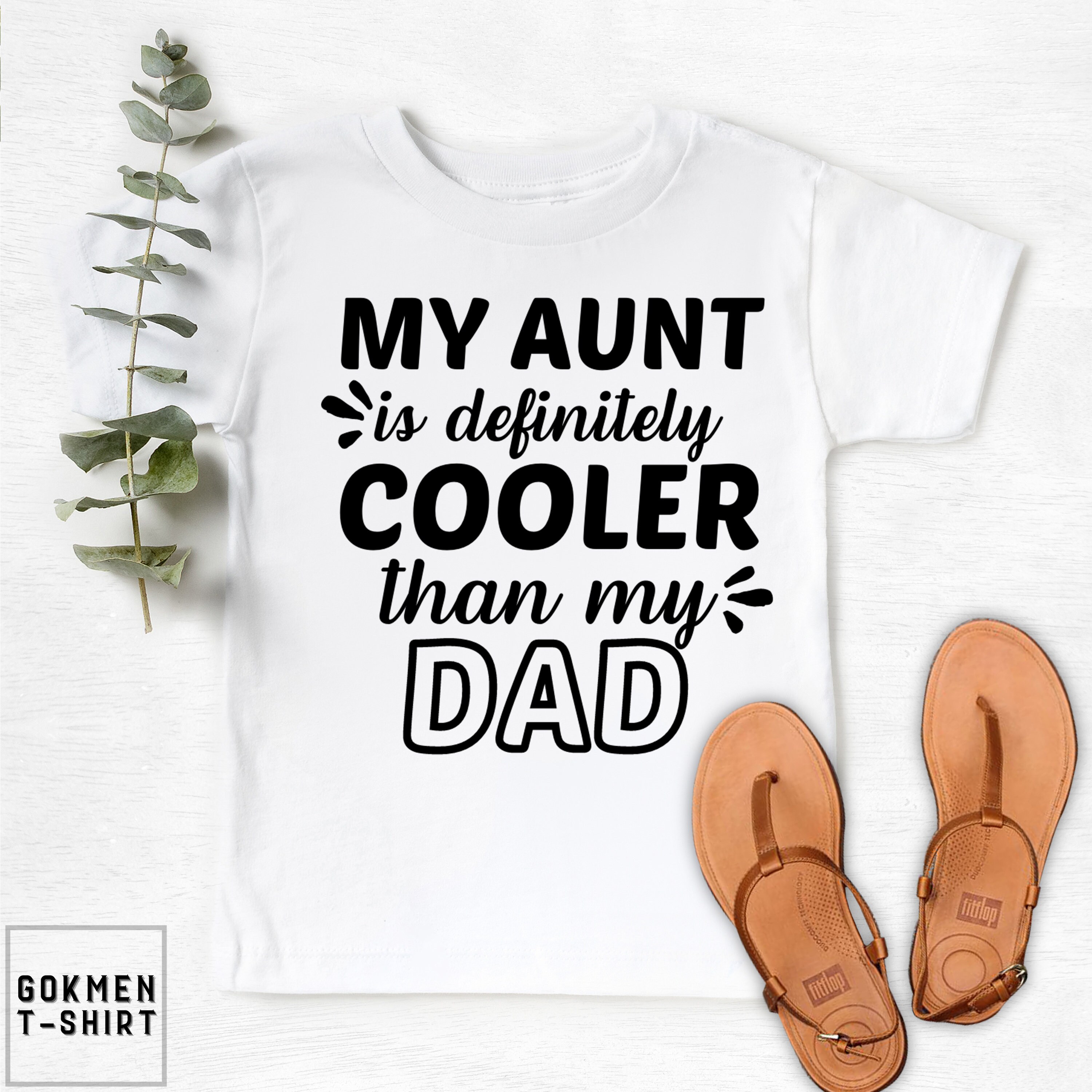 My Aunt is Definitely Cooler Than my Dad Shirt Aunt Pregnancy Etsy
