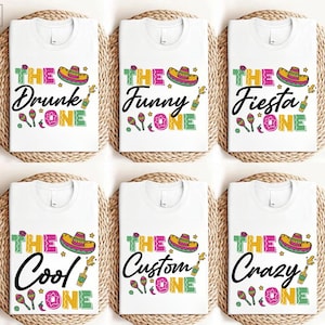 Camisa personalizada a juego del Cinco de Mayo, camisa de viaje a México, camisa de fiesta grupal, camisa de viaje y vacaciones, camisa de fiesta