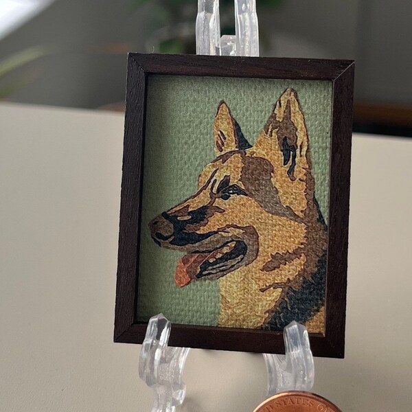 German Shepard Paint by Number Etsy