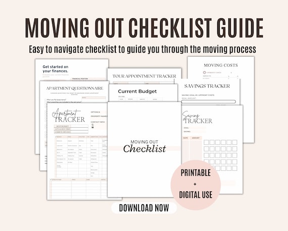 Moving-out Checklist Guide: Apartment Checklist