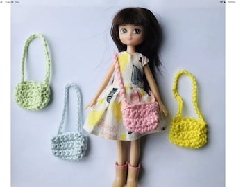 Handmade häkeln Tasche für 7,5 Zoll / 18,5 cm Puppe