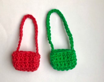 Handmade Crochet bag ,can fit 7.5inch/18.5cm Doll