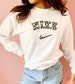 Nike Inspired Cow Print Sweatshirt, VINTAGE NIKE Printed Crewneck, Vintage Nike Sweatshirt, Cow Print Sweater,  Vintage 