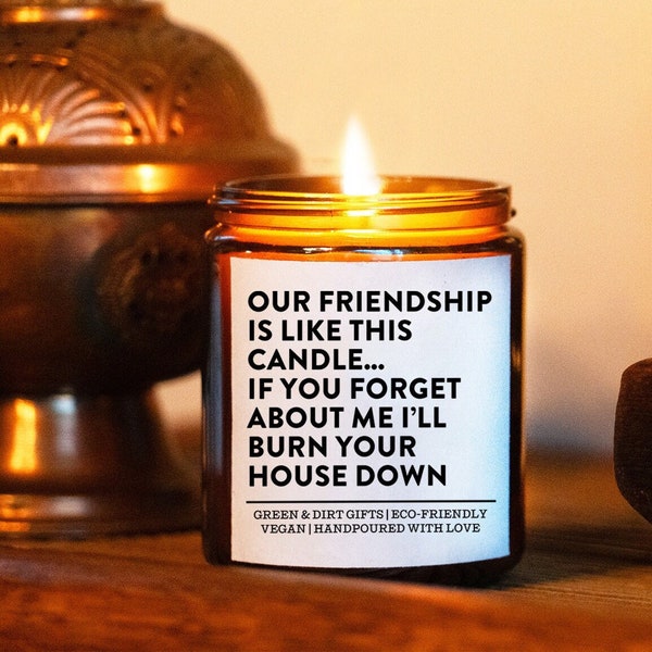 Best Friend Gift -9oz Candle- Work Bestie Gift Idea, Best Friend Birthday, Funny Goodbye Gift, Funny Coworker Gift, Moving Gift