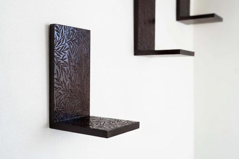 Wooden Plant Shelf - Bathroom Shelves, Wall Decor, Hanging Plant Shelf, Floating Shelf, Hanging Plant Shelf, Plant Hanger, Shelf Decor image 4