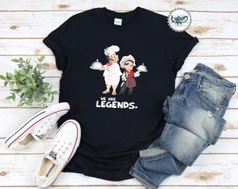 We are Legends, Chef Shirts, Funny Chef T-Shirt, Chef Tee Shirts, Cool Chef Shirts, Chef Gift, Chef TShirt, Cooking Shirt, Chef Birthday