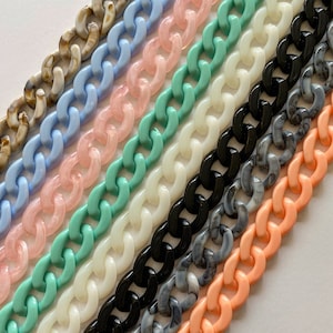 Glasses Chain | Mask Chain | Acrylic Glasses Chain | Curb Link Chain | Gift