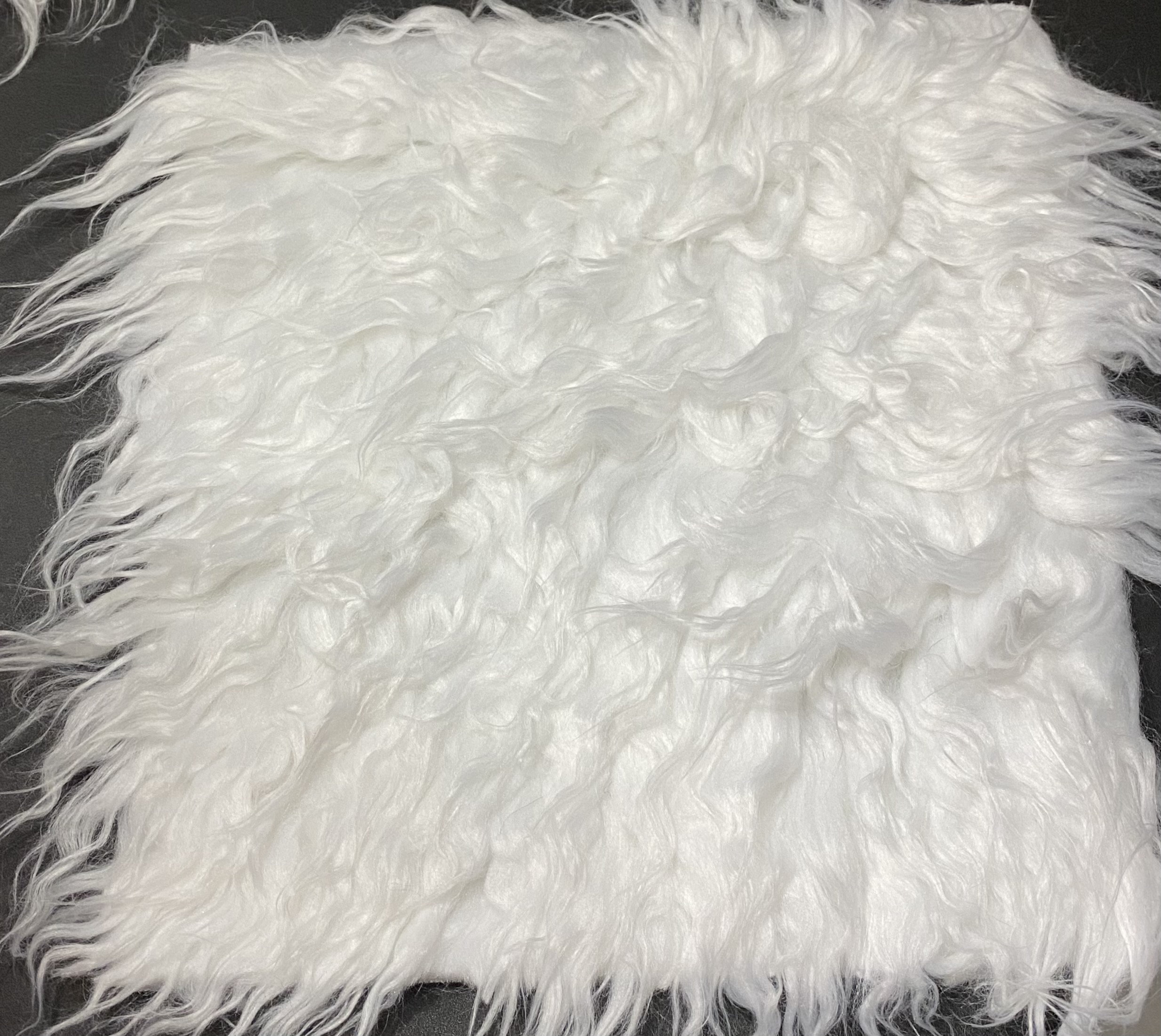 Mongolian Short Pile Soft Faux Fur Fabric Light Fuchsia main image 1