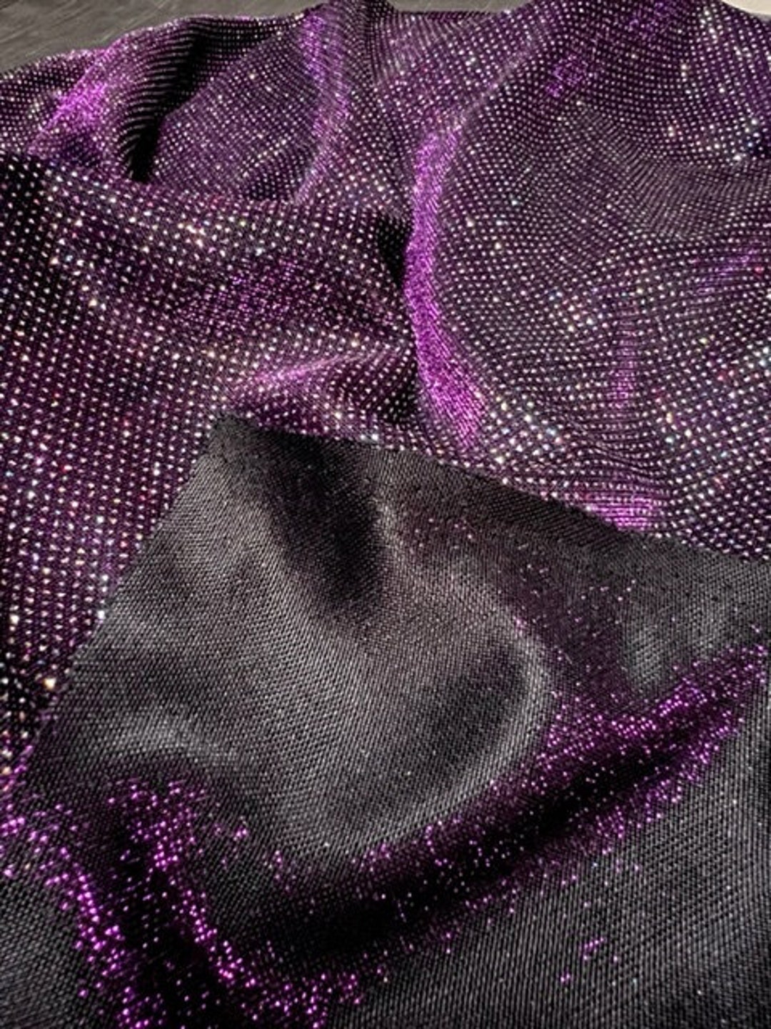purple-stretch-glitter-fabric-60-wide-2-way-stretch-sold-per-yard-etsy