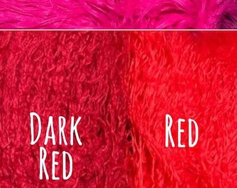 Long Pile/Mongolian Faux Fur Fabric 60" Wide -Assorted Colors