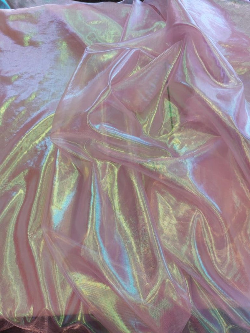 Iridescent Pearl Sheer Lame Fabric 58 Wide Sold by - Etsy