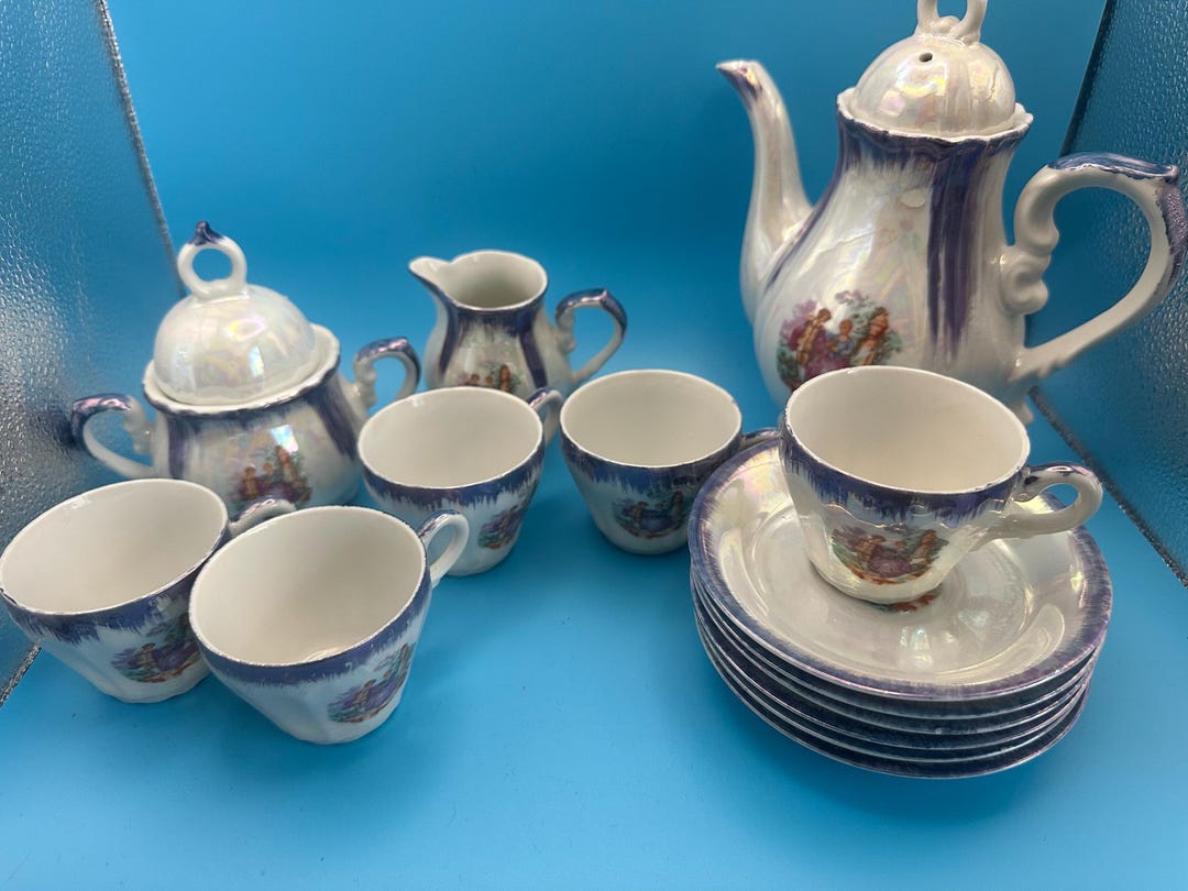 Lusterware Vintage Japan Musical Tea Set - Etsy