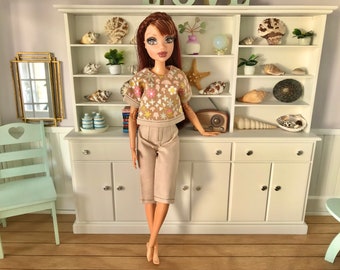 Top and Trousers for Sindy 10-12” Fashion Dolls