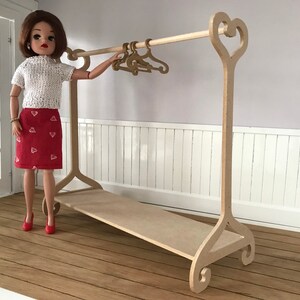 Barbie clothes rail hotsell