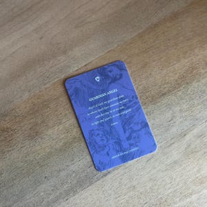 Guardian Angel - Catholic Prayer - Wallet Card - Angel Prayer - Catholic Devotion - Catholic Gift
