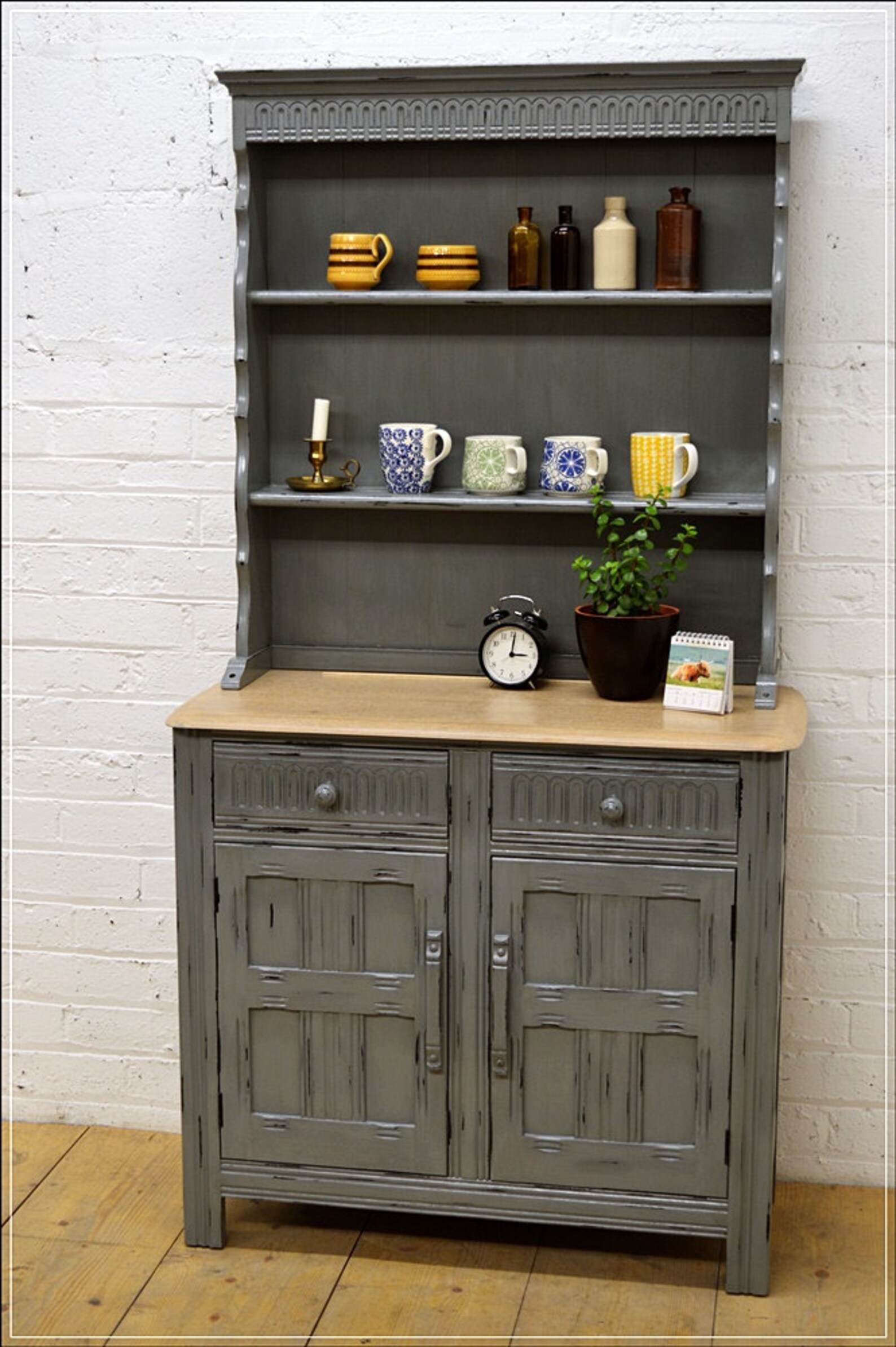 Vintage welsh dresser kitchen sideboard Ercol farmhouse Etsy