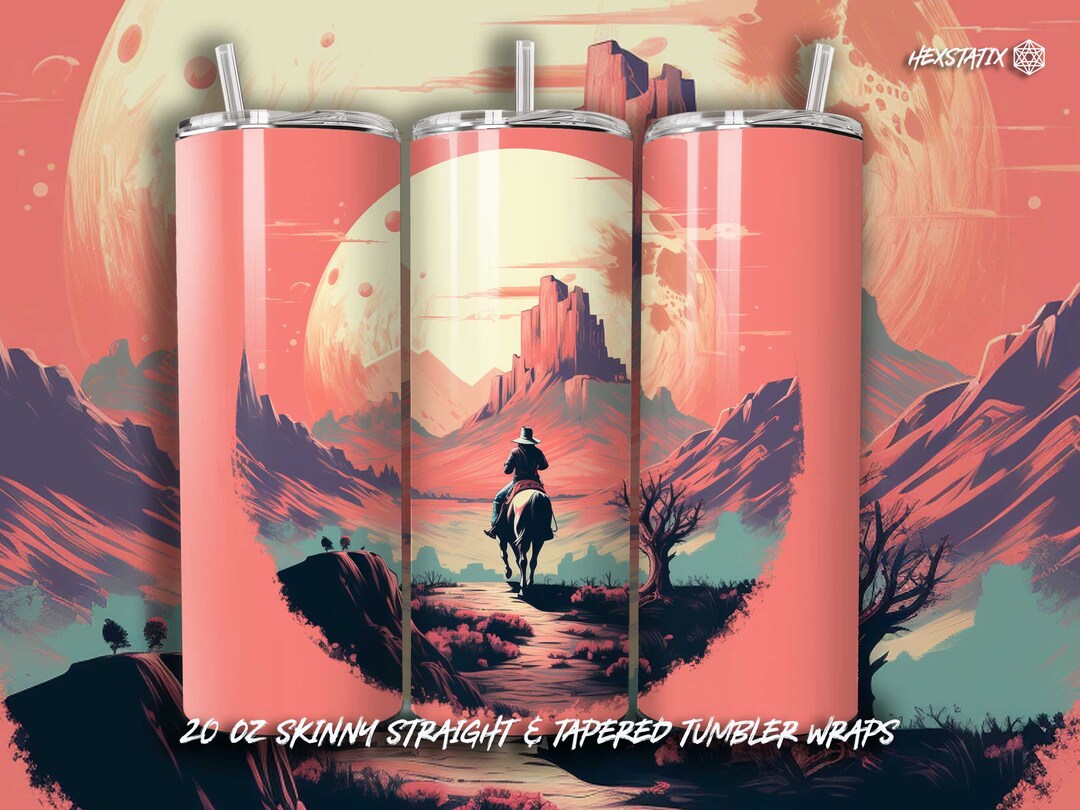 Cowgirl PNG 20 Oz Skinny Tumbler Sublimation Design Digital Download ...