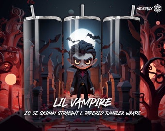 3D Halloween Becher wickeln 20 Unzen Skinny Tumbler Design digitaler Download PNG, Spooky Saison, Spooky Vibes Tumbler wrap