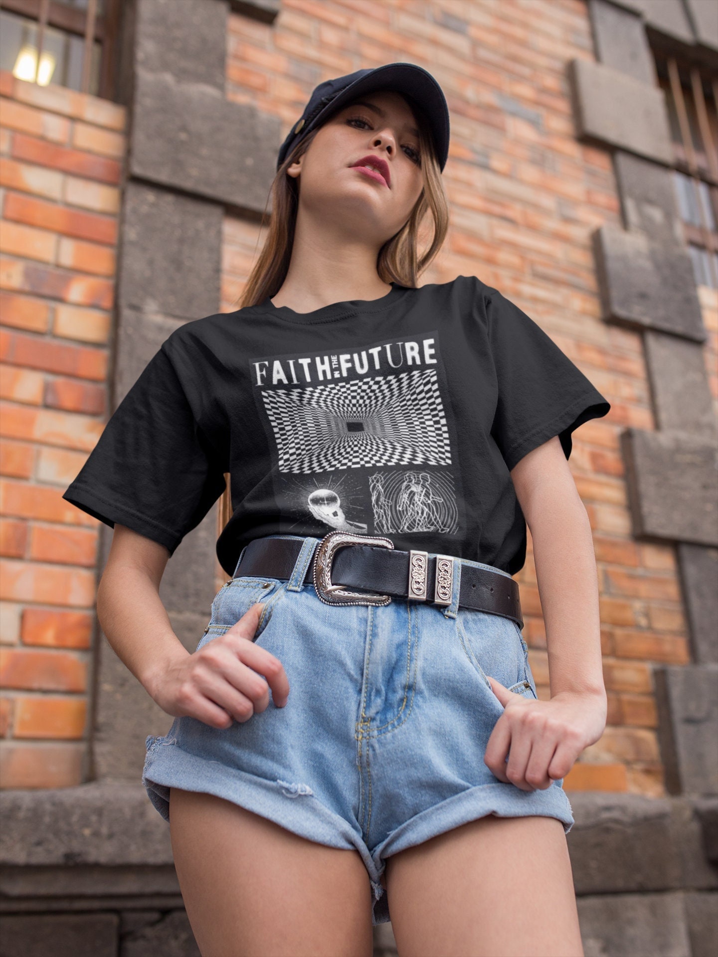 Discover Faith In The Future Ecru T-Shirt, Louis Tomlinson Tour T-Shirt