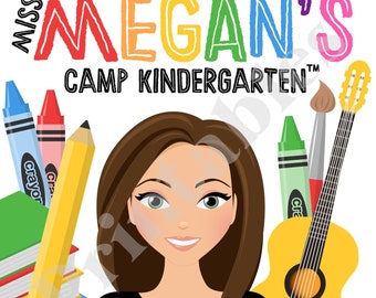 Paquete de introducción al jardín de infantes del campamento de Miss Megan