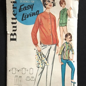 Vintage 1960&#39;s Cut Butterick Pattern 2290 - Size 14