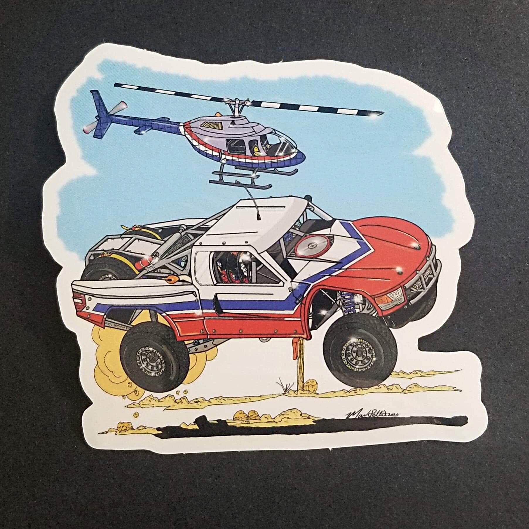 Trophy Truck Sticker RWB | Etsy