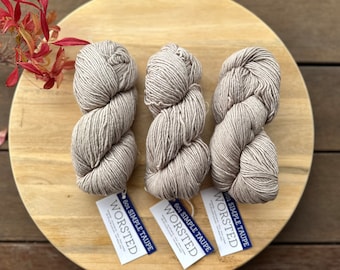 Laine mérinos peignée Malabrigo 601 simple taupe, poids 10 épaisseurs