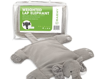 Sensory Weighted Lap Elephant (25" x 19", 4lbs)