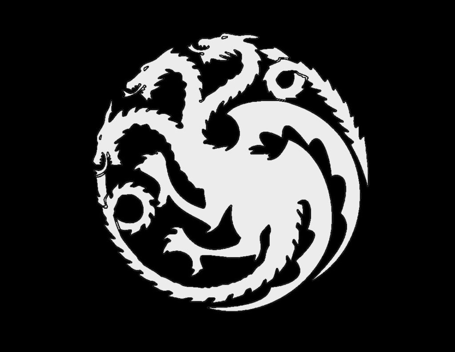 House Targaryen Sigil Game of thrones GOT Stencil | Etsy