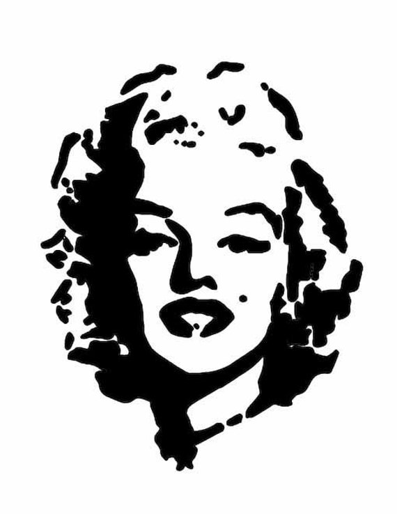 Marilyn Monroe Stencil Dxf Png Pdf Svg Jpg Etsy Marilyn Monroe Stencil Dxf Png Pdf Svg Jpg Etsy