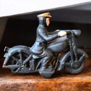 Gusseisen Motorrad Hubley mit Rider