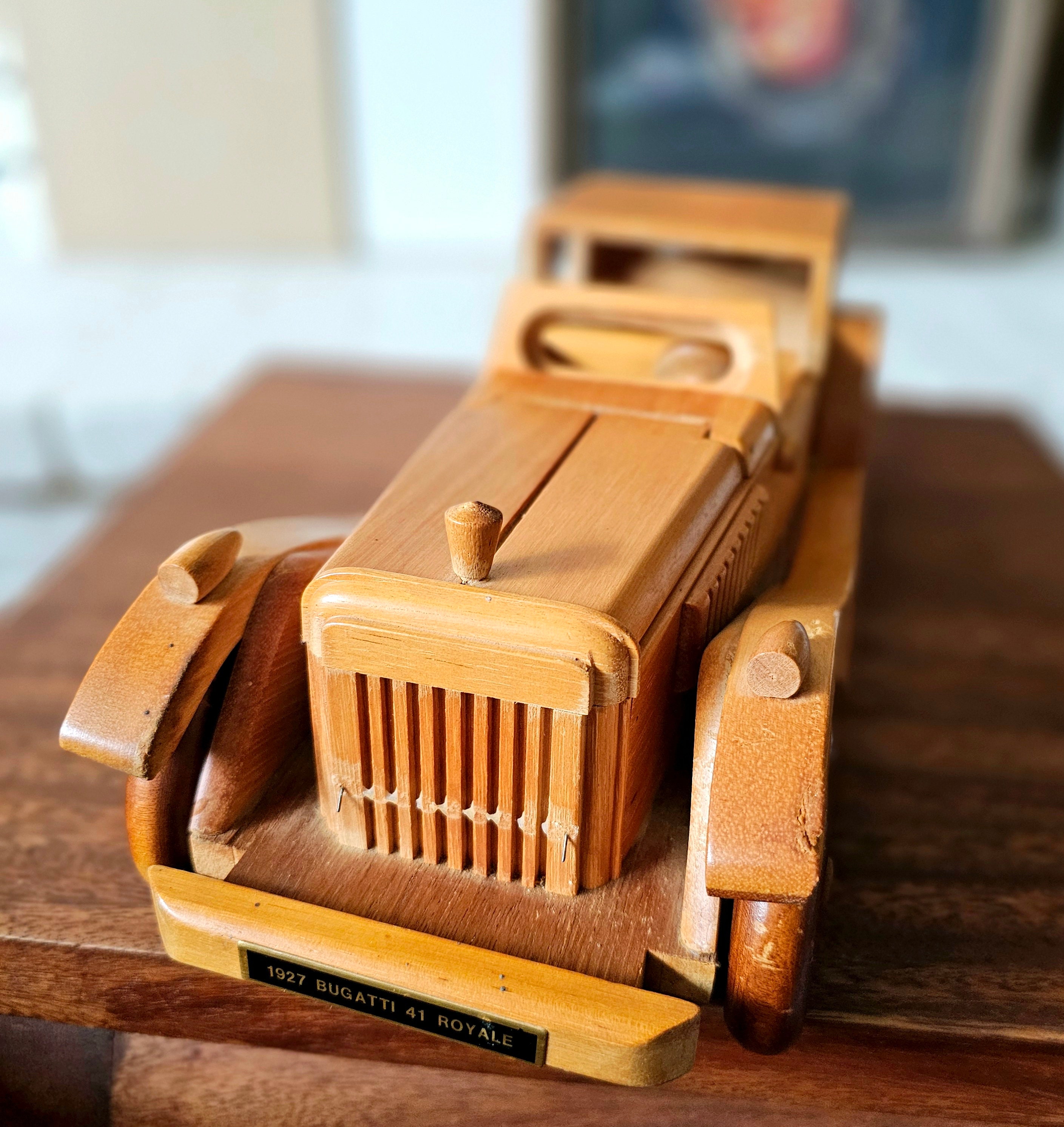 Classic Car Wood Art 1927 Bugatti 41 Royale - Etsy