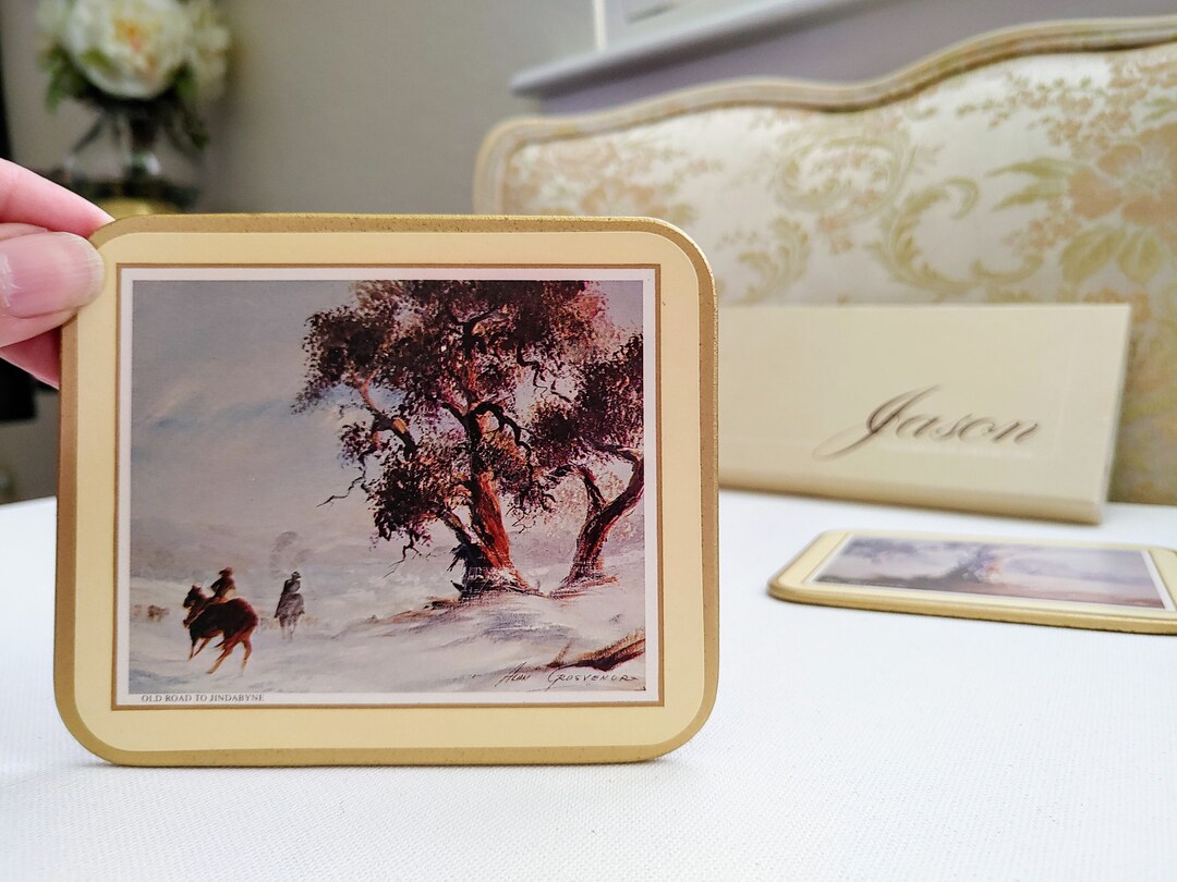 Vintage Jason Placemats of Distinction Boxed Set of 6 Scenic Etsy