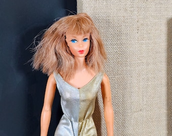 1970 Living Barbie, Mattel Twist N Turn Barbie: Originales Outfit, Mod Era
