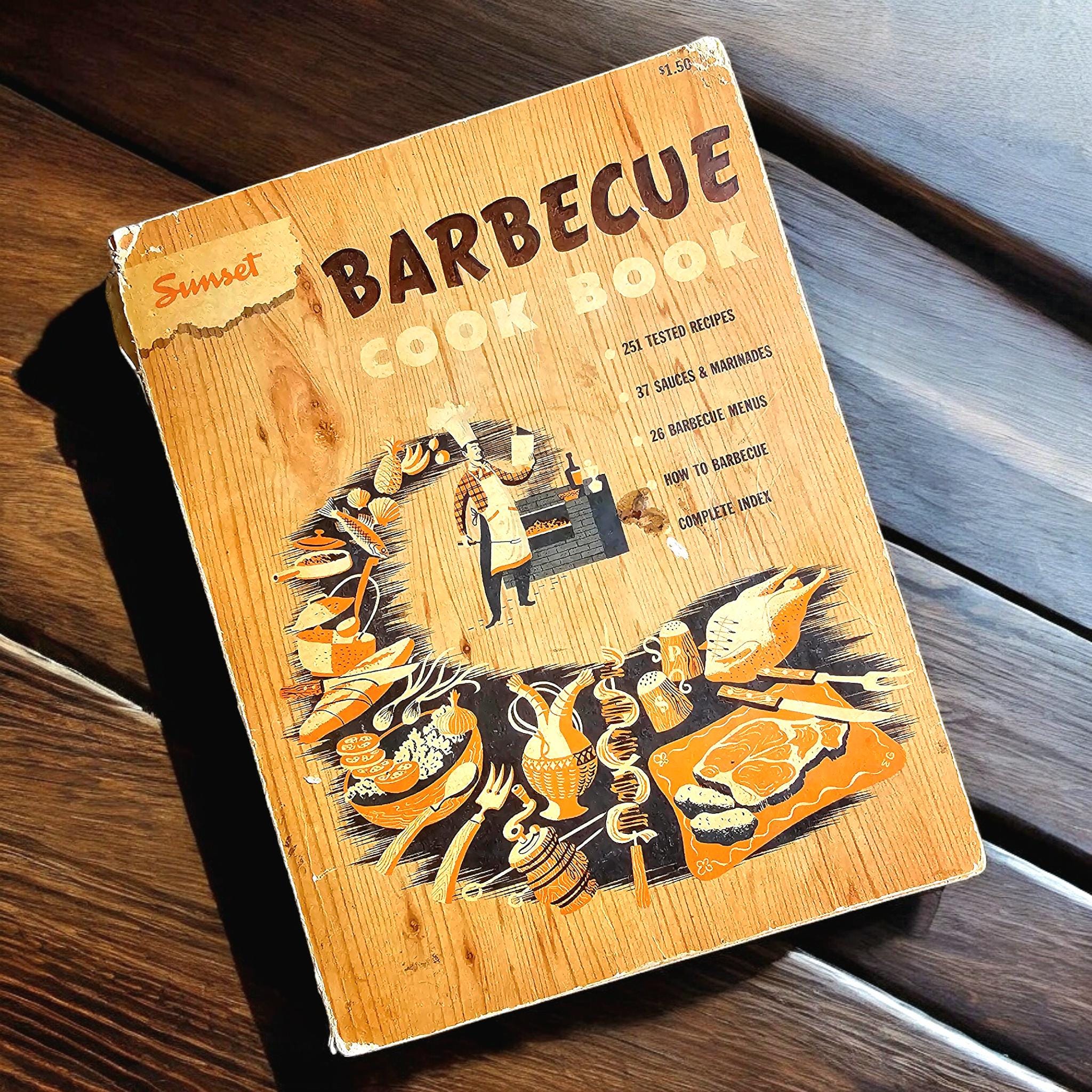 Vintage bbq book - Etsy 日本