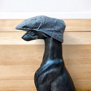 Vintage Wool Driving Cap: Harrison Hillhouse Holmes Flat Cap, Made in Ireland