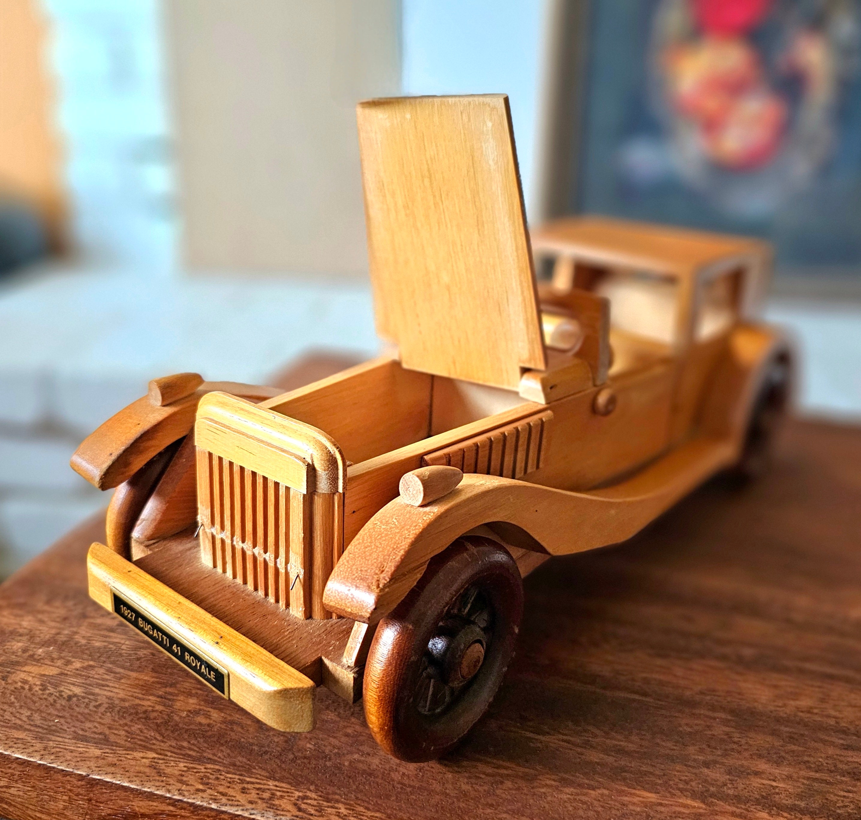 Classic Car Wood Art 1927 Bugatti 41 Royale - Etsy