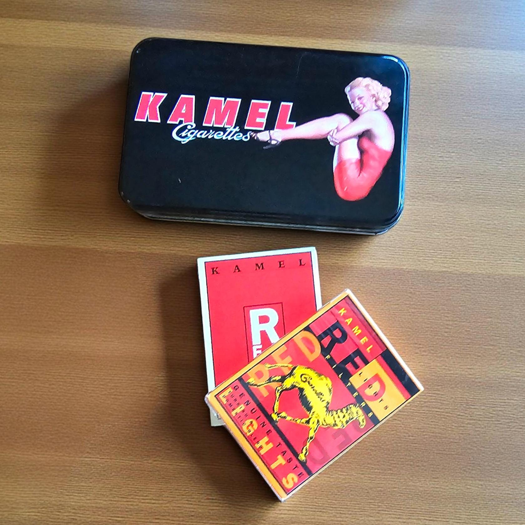 kamel cigarettes Kamel Cigarettes Tin With 2 Decks of Cards
