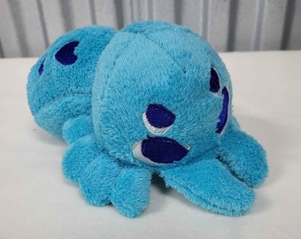 Blue Heart Spider Plushie