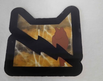 Battle Cats Thunder Logo Sticker