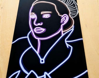 Neon Padme Print